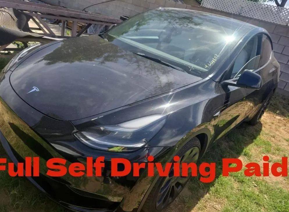 TESLA MODEL Y 2022 7SAYGDEF8NF343637 image
